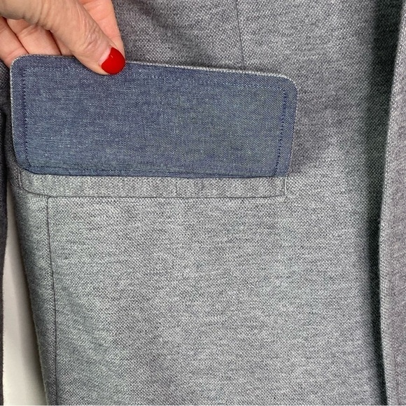JACHS Quinn Pique Cotton Blend Grey Blazer Sport Coat, Stitch Fix - Picture 5 of 10
